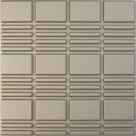 19 5/8in. W X 19 5/8in. H Stacked EnduraWall Decorative 3D Wall Panel Covers 2.67 Sq. Ft.